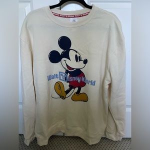 Disney World Sweatshirt, Mickey Mouse, size L